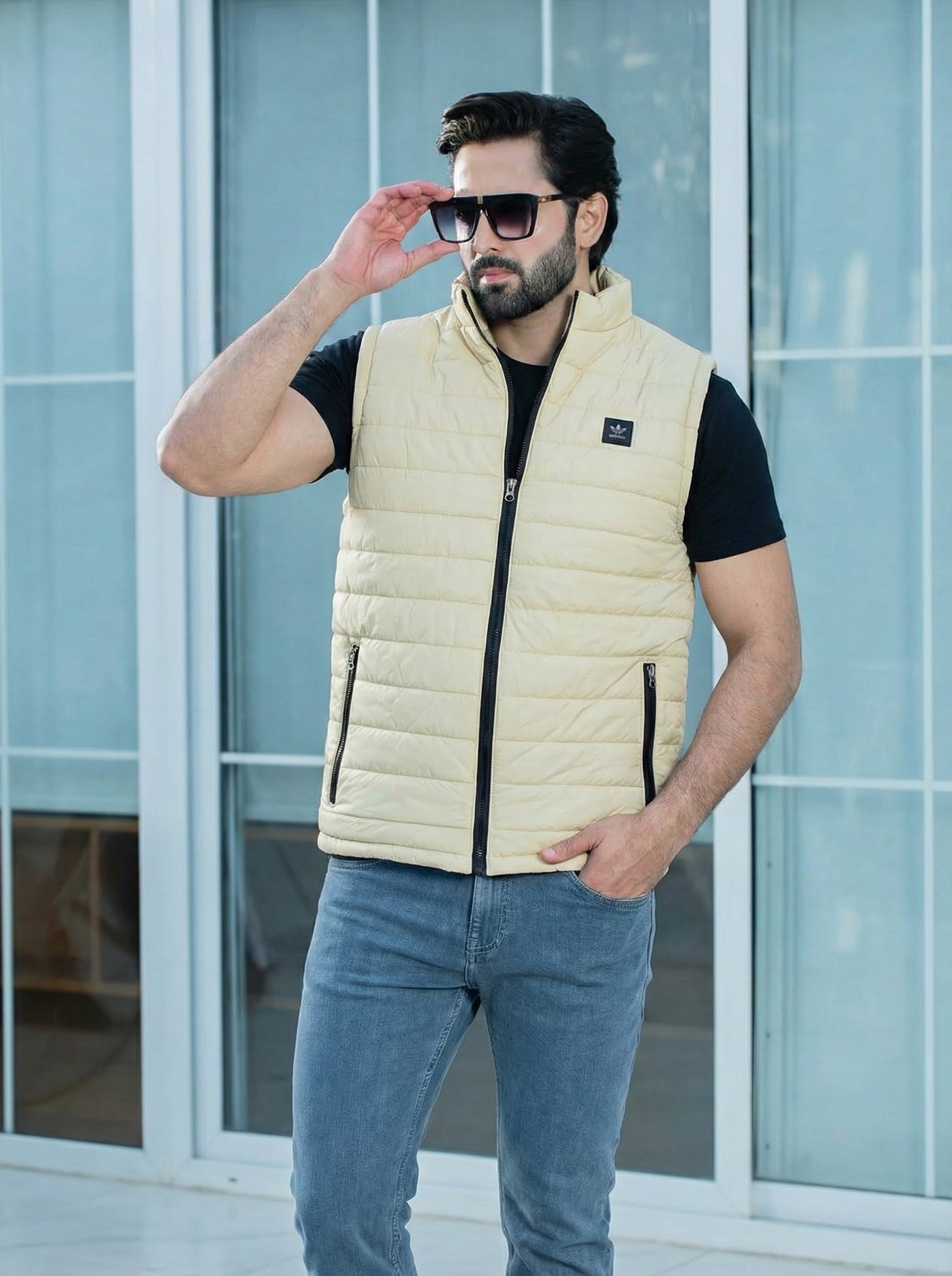 Men’s Premium Puffer Quilted Sleeveless Vest – Lightweight, Warm & Stylish Outerwear