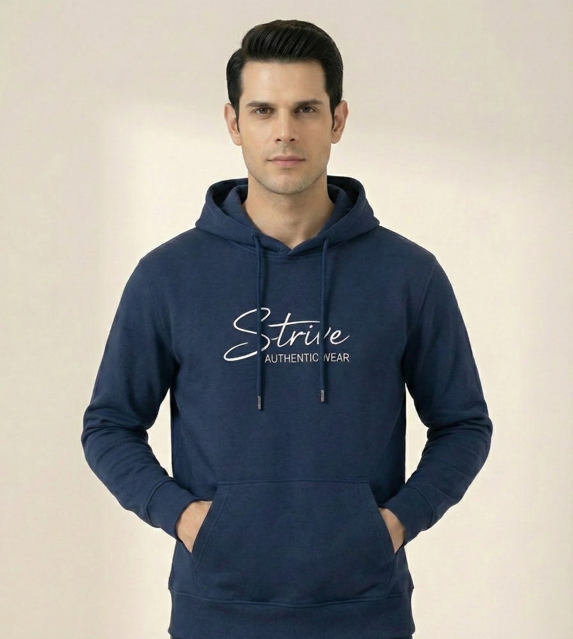Strive Printed Fleece Hoodie for Winters – Premium Warm Hoodie for Men