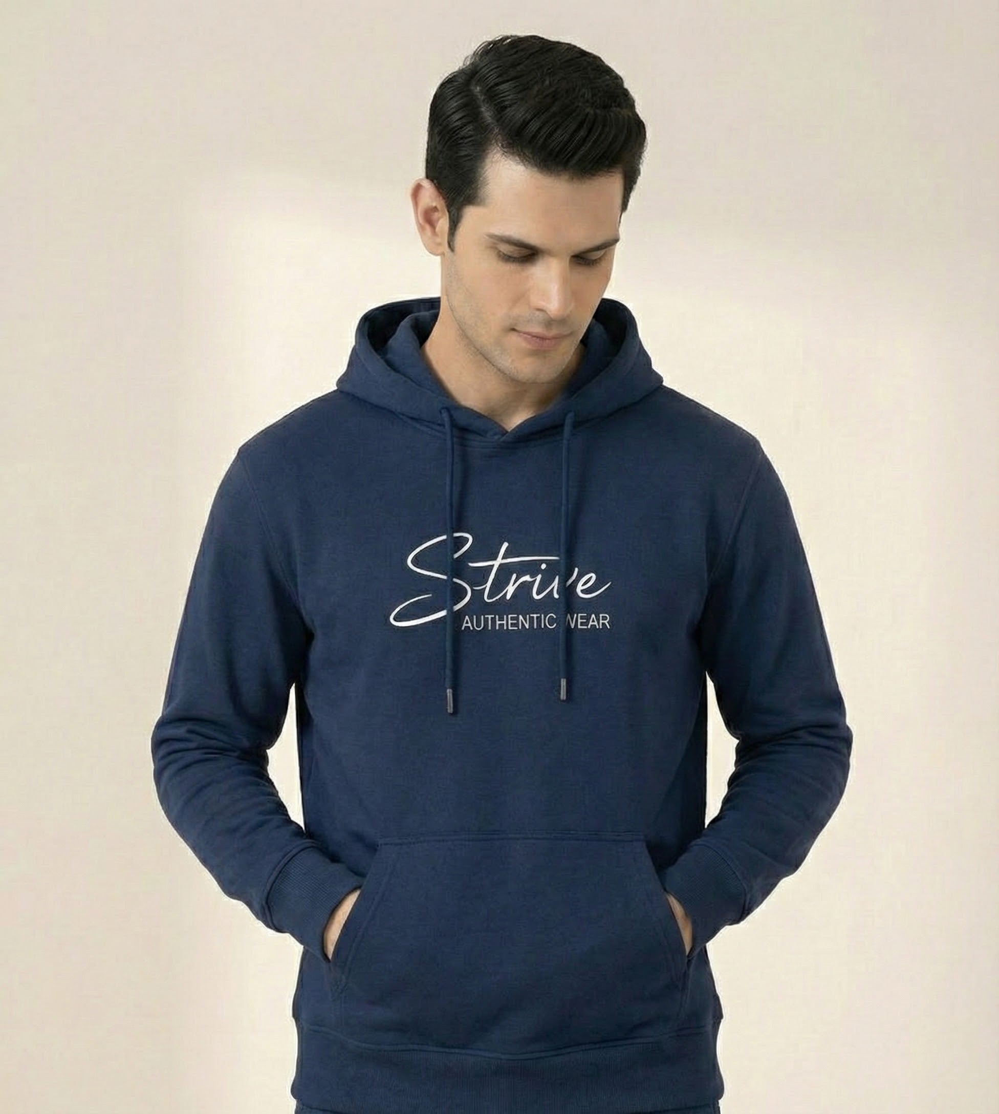 Strive Printed Fleece Hoodie for Winters – Premium Warm Hoodie for Men