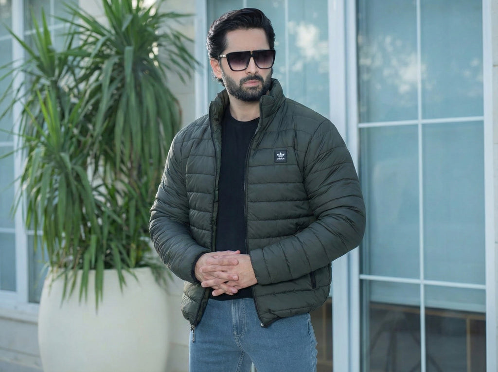 Men’s Premium Quilted Puffer Jacket – Lightweight, Warm & Winter Waterproof Outerwear