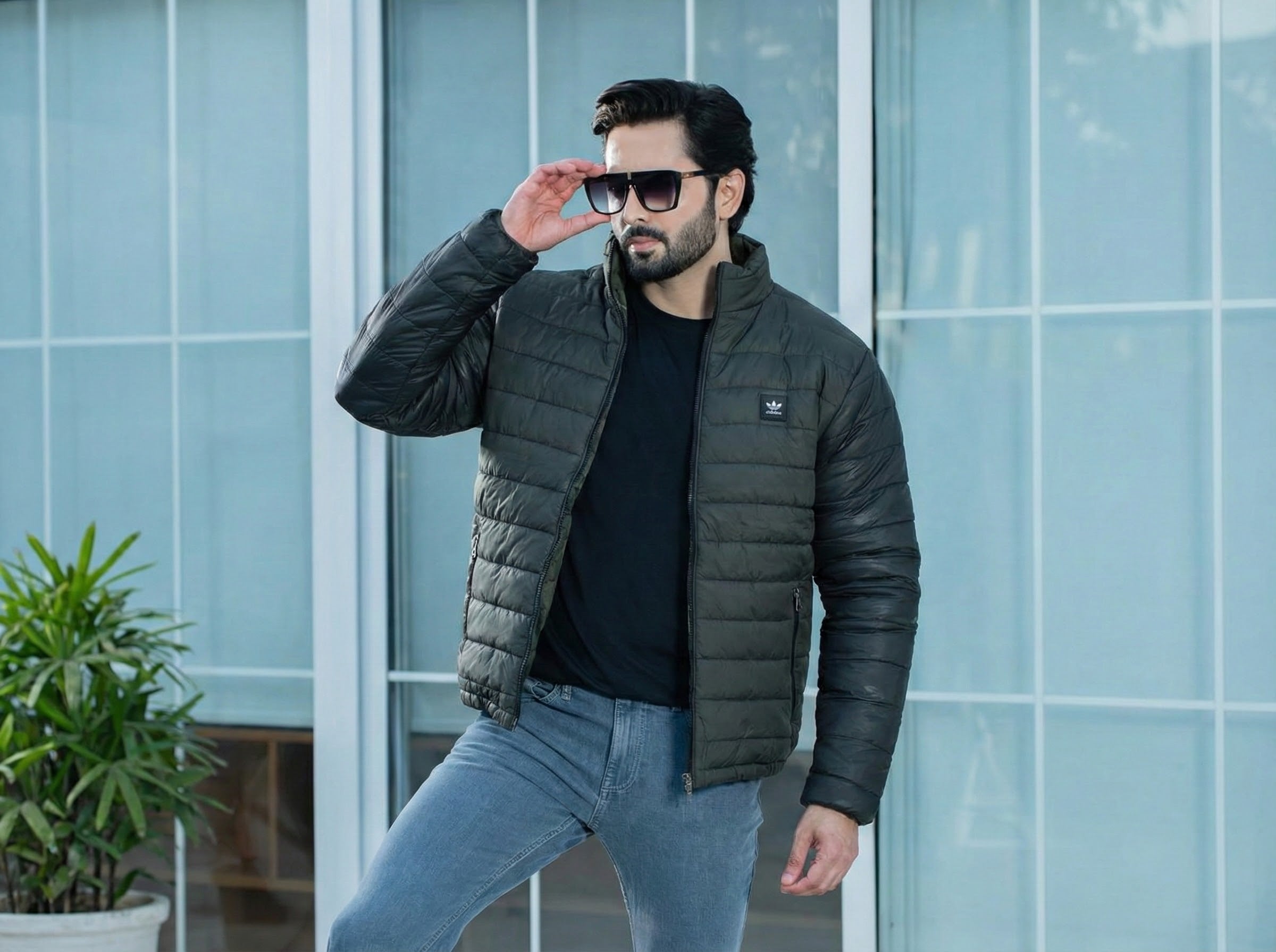 Men’s Premium Quilted Puffer Jacket – Lightweight, Warm & Winter Waterproof Outerwear