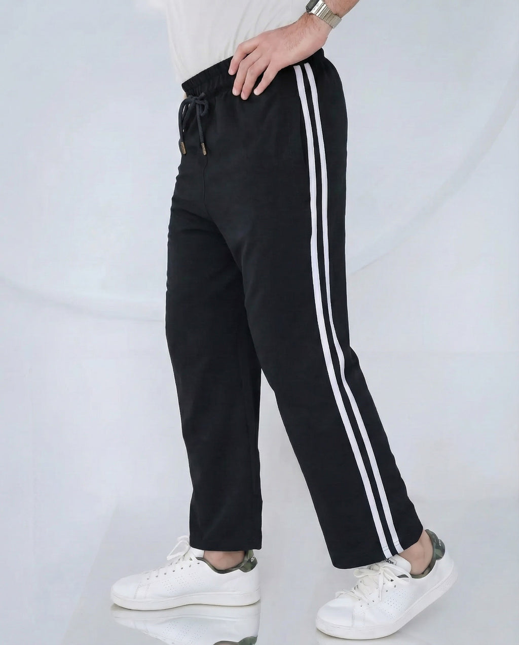 Men’s Winter Fleece Trouser with Side Stripes – Warm & Comfortable Fit