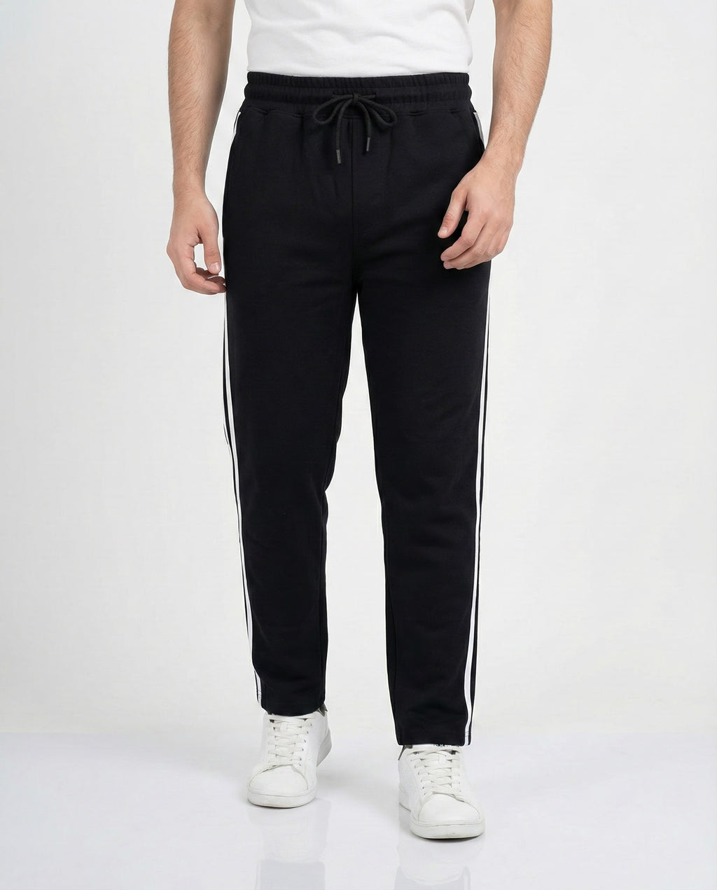 Men’s Winter Fleece Trouser with Side Stripes – Warm & Comfortable Fit