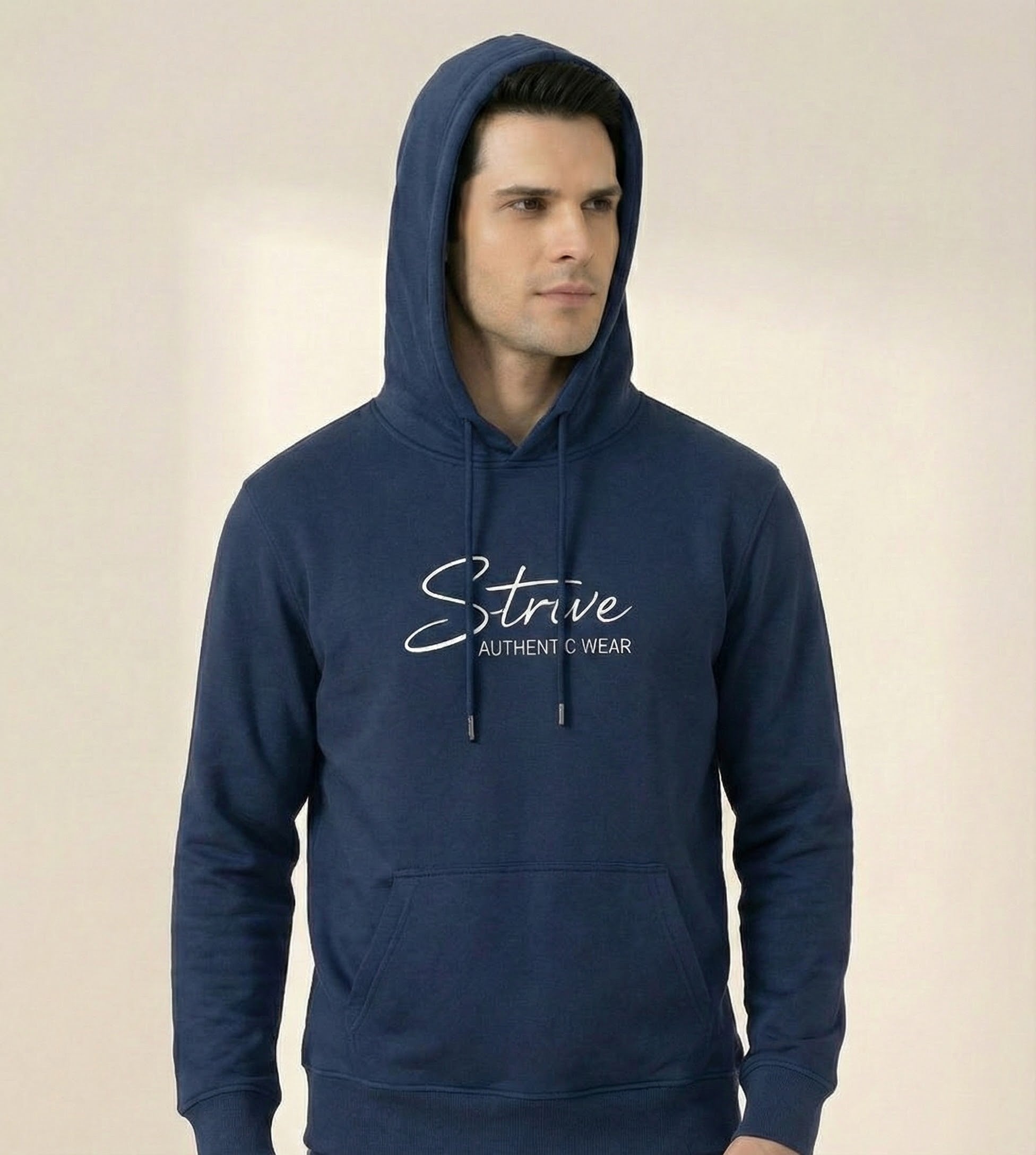 Strive Printed Fleece Hoodie for Winters – Premium Warm Hoodie for Men